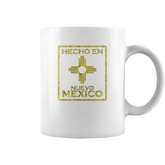 New Mexico Zia Symbol Distressed Hecho En New Mexico Coffee Mug | Favorety DE