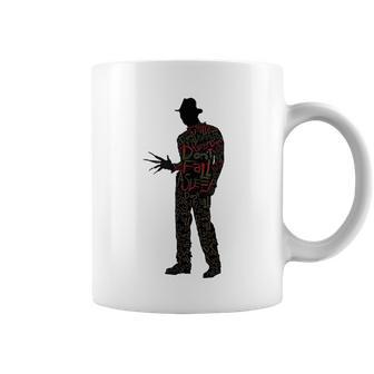 A Nightmare On Elm Street Freddy Silhouette Fill Coffee Mug | Favorety