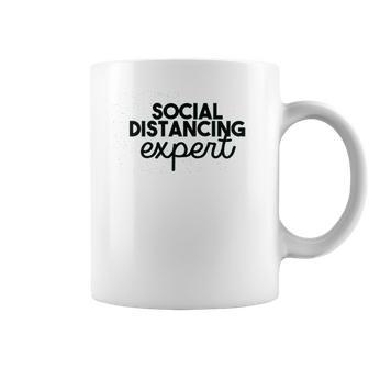 Nobrand Social Distance Expert Funny Social Distancing Humor Coffee Mug | Favorety AU