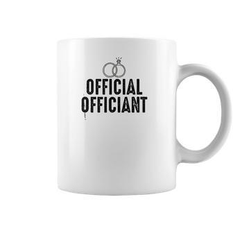 Official Ring Marriage Officiant Pastor Wedding Coffee Mug | Favorety