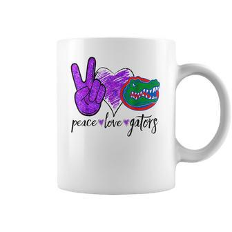 Peace Love Gators Crocodile Lovers Alligator Coffee Mug | Favorety CA