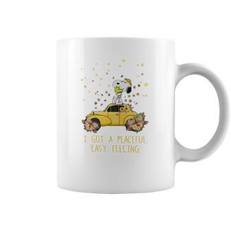 Peace Volkswagen Beetle Snoopy I Got A Peaceful Coffee Mug | Favorety DE