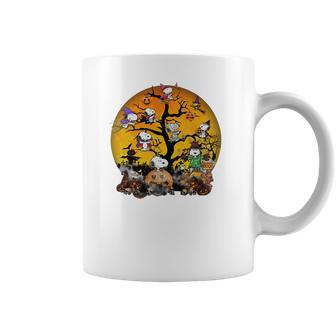 Peanuts Snoopy Halloween Tree Shirt Coffee Mug | Favorety UK