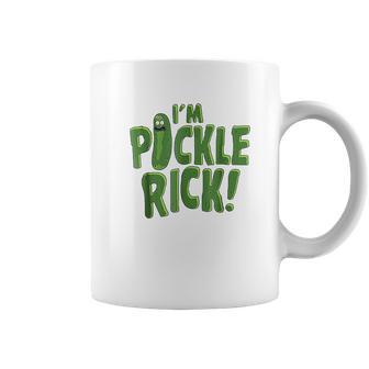 I Am Pickle Rick Pickle Text Coffee Mug | Favorety AU