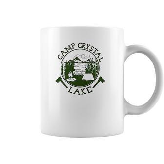 Pop Threads Camp Crystal Lake Counselor Horror Movie Graphic Ringer Coffee Mug | Favorety CA