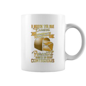 Postal Worker Parcelitis Very Contagious Funny Gift For Men Coffee Mug | Favorety AU