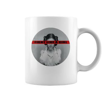 Princess Leia Fight Like A Girl Shirt Coffee Mug | Favorety AU