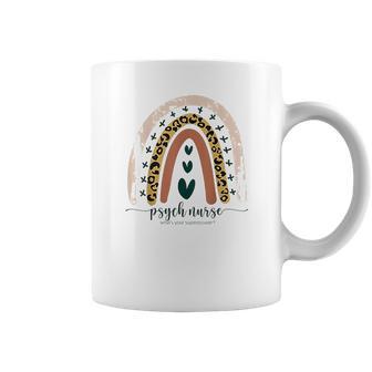 Psych Nurse Whats Your Superpower Funny Mental Health Boho Coffee Mug | Favorety AU