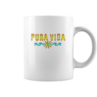 Pura Vida Costa Rica Surfing Beach Holidays Coffee Mug | Favorety UK