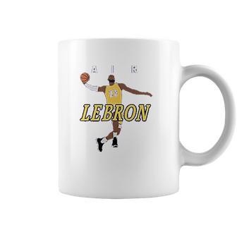 Purple Los Angeles Lebron Air Pic Coffee Mug | Favorety CA