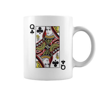 Queen Of Clubs Blackjack Playing Cards Coffee Mug | Favorety