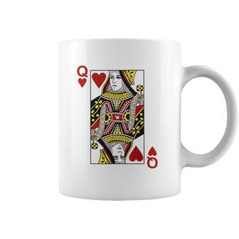 Queen Of Hearts Blackjack Cards Coffee Mug | Favorety DE