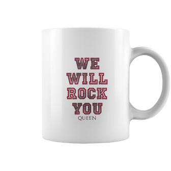 Queen Official We Will Rock You Pink Rock Gifts Coffee Mug | Favorety AU