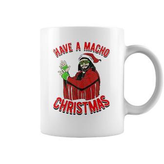 Randy Macho Man Savage Have A Macho Christmas Graphic Coffee Mug | Favorety AU