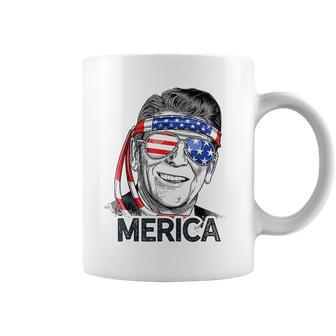 Reagan Ronald Merica 4Th Of July Coffee Mug | Favorety