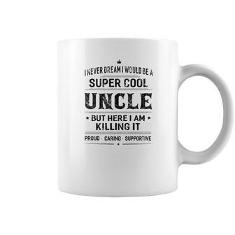 Mens Relative Gift Super Cool Uncle Grandpa Men Coffee Mug | Favorety AU