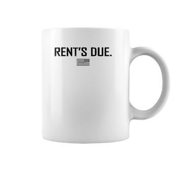 Rents Due Work Hard Bodybuilder Weightlifting Coffee Mug | Favorety AU