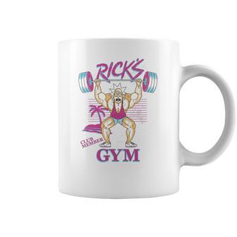 Rick Morty Ricks Gym Neon Beach Coffee Mug | Favorety AU