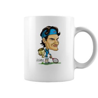 Roger Federer Cartoon Coffee Mug | Favorety DE