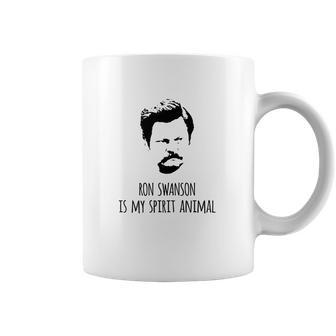 Ron Swanson Is My Spirit Animal Coffee Mug | Favorety