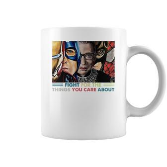 Ruth Bader Ginsburg And Avengers Fight For The Things You Care About Shirt Coffee Mug | Favorety AU