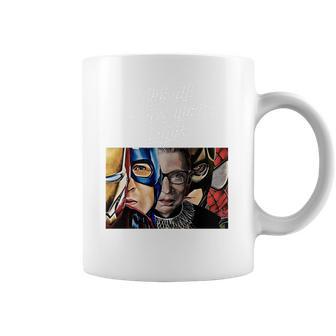 Ruth Bader Ginsburg And Avengers Not All Heroes Wear Capes Shirt Coffee Mug | Favorety UK