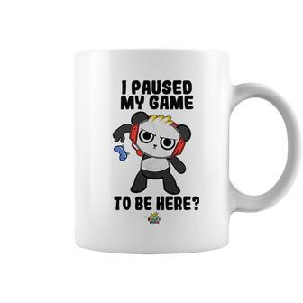 Ryans World Combo Panda I Paused My Game To Be Here Boys Coffee Mug | Favorety DE