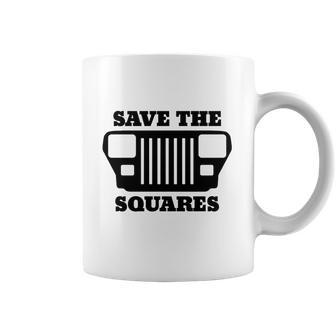 Save The Squares Jeep Coffee Mug | Favorety DE