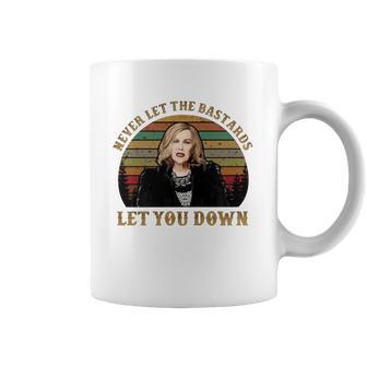 Schitt’S Creek Never Let The Bastards Let You Down Sunset Shirt Coffee Mug | Favorety UK