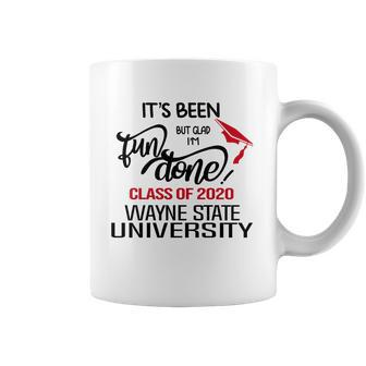 Senior 2020 Graduation Fun Done Wayne State University 2020 Coffee Mug | Favorety