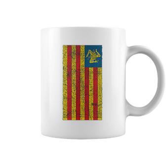 Sicilian Pride Sicilia Sicilian Flag Trinacria Faded Coffee Mug | Favorety AU