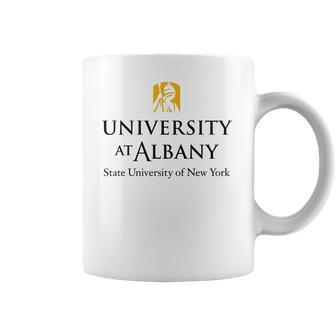 Simple Logo State University Of New York Albany Coffee Mug | Favorety