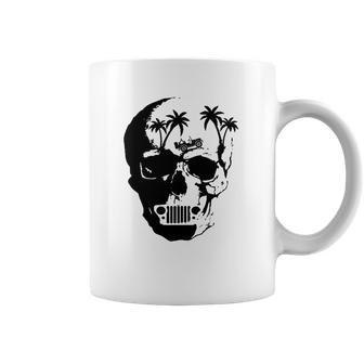 Skeleton Head Jeep Shirt Coffee Mug | Favorety AU