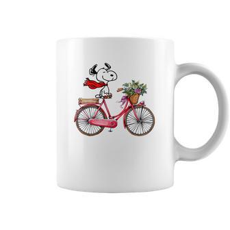 Snoopy And Bicycle Shirt Coffee Mug | Favorety UK