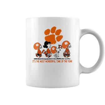 Snoopy And Friends Clemson Tigers Its The Most Wonderful Time Of The Year Shirt Mf Coffee Mug | Favorety AU