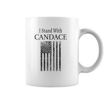 I Stand With Candace Patriot Usa Flag Red Pill Coffee Mug | Favorety