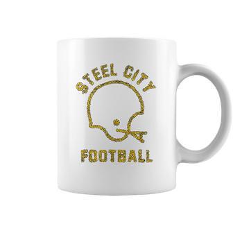 The Steel City Vintage Pittsburgh Football Coffee Mug | Favorety DE