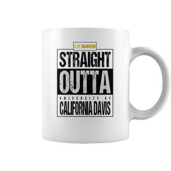 Straight Outta University Of California Davis Funny Gift Coffee Mug | Favorety DE