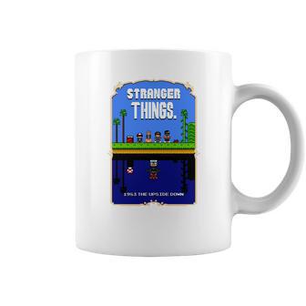 Stranger Things Mario Bros 2 Pixel Art Mashup T-Shirt Coffee Mug | Favorety CA