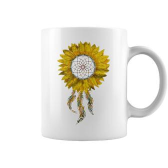 Sunflower Tribal Dreamcatcher Summer Flower Floral Design Unisex Sunflower T Sunflower Sunflower S Sunflower Gift Coffee Mug | Favorety CA