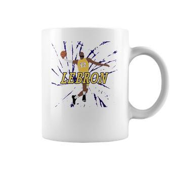 Tie Dye Purple Los Angeles Lebron Air Pic Coffee Mug | Favorety CA