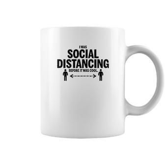 Utopia Sport I Was Social Distancing Coffee Mug | Favorety DE