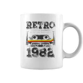 Vintage 1982 40 Years Old Cassette Tape 40Th Birthday Coffee Mug | Favorety CA