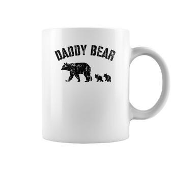 Vintage Daddy Bear With 2 Two Cubs Dad Father Papa T-Shirt Coffee Mug | Favorety UK