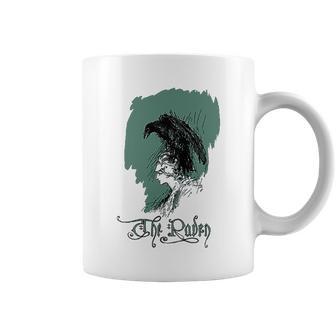 Vintage Edgar Allen Poe Raven Coffee Mug | Favorety CA