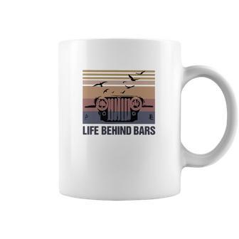 Vintage Jeep Life Behind Bars Shirt Coffee Mug | Favorety AU