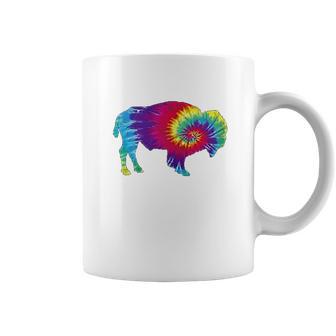 Vintage Tie Dye Bison American Buffalo Coffee Mug | Favorety DE