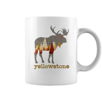 Vintage Yellowstone National Park Bull Moose Coffee Mug | Favorety AU