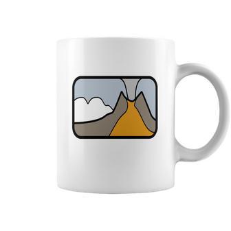 Volcano Scene Coffee Mug | Favorety AU