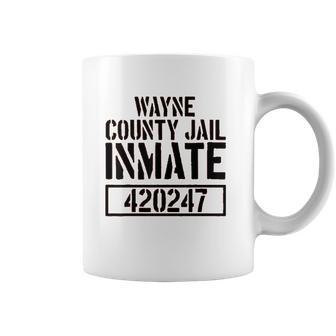 Wayne County Jail Inmate Prison Halloween Costume Coffee Mug | Favorety DE